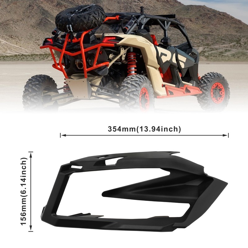SAUTVS Right Passenger Side Tail light Cover, Rear Brake Stop
