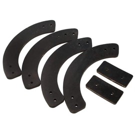 MEEIHUI 735-04033 735-04032 Rubber Paddle Set Compatible with 21" MTD & Troy Bilt 753-04472 & More - Fits Model 31AE160 & 31AE250 and More Snowblower