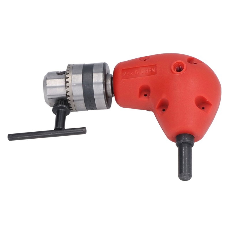 90° Angle Adapter Round Shank 9.5mm Electric Drill Chuck Attachment