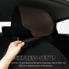2PCS Headrest Covers for Cars with Pocket, Car Headrest Protector,