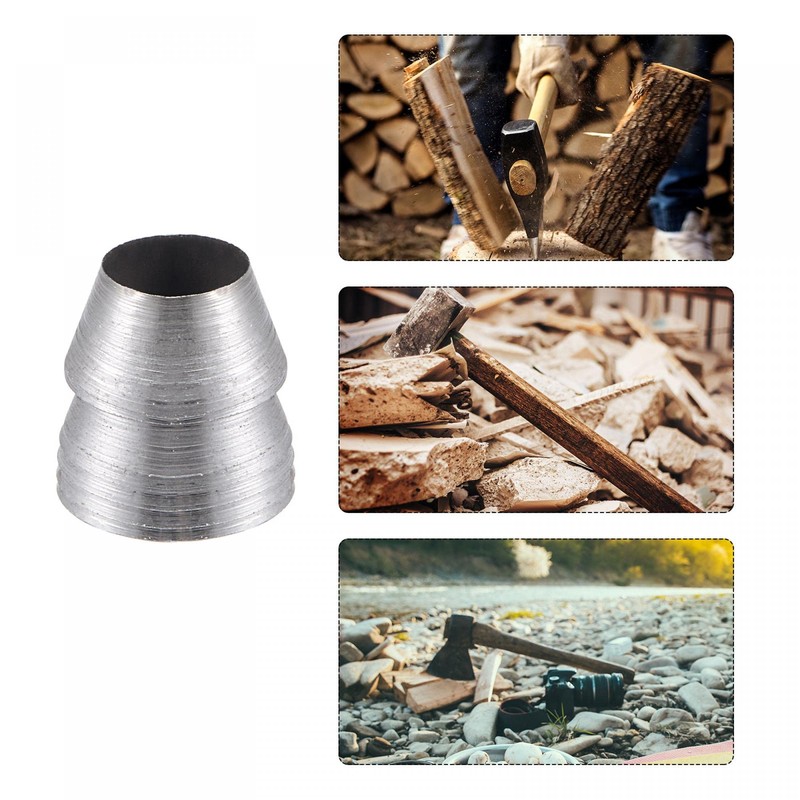 sourcing map Round Steel Handle Wedges for Axe Claw Hammer