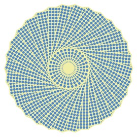 HMBIRD Color Label, Blue, 0.3 inches (8 mm), 260 Pieces x 30 Sheets, 7,800 Pieces, Round Stickers, Round Stickers, Blue
