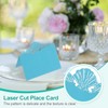 PATIKIL 50Pcs Wedding Place Cards, Laser Cut Beach Theme Table