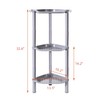 3 Tier Shower Caddy Corner,Plastic Shower Shelf Organizer for Inside