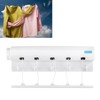 Automatic Telescopic Clothesline 5 Ropes Indoor Clothesline with Hooks for