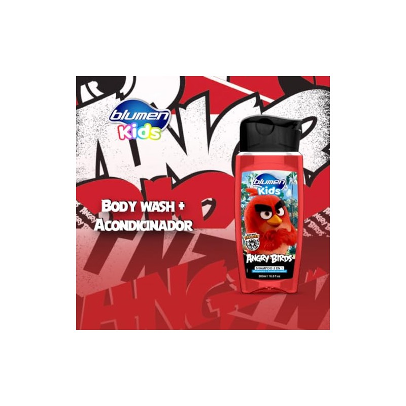 BLUMEN KIDS SHAMPOO 3EN1 ANGRY BIRDS 500ML