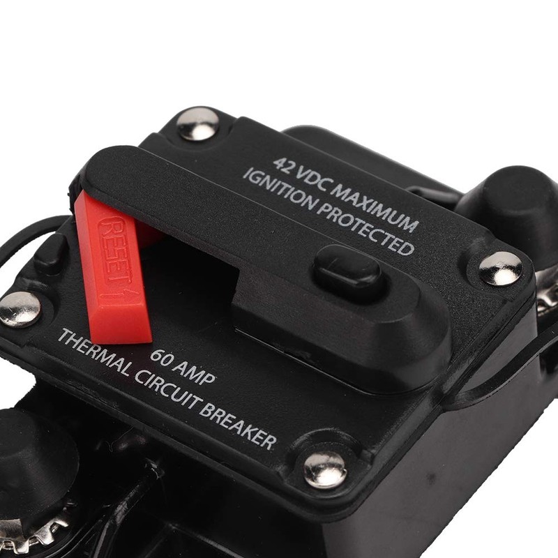 Qii lu 12V 30A/40A/60A Car Stereo Audio Resettable Inline Circuit