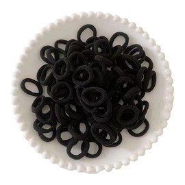 LeTradeJP Children's Hair Tie, Baby Hair Tie, Kids, Hair Accessories, Girls, Fashionable Girls, Kindergarten, Nursery School, Small, Colorful, Set of 100