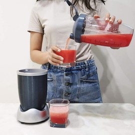 18/24/32oz parte superior Cup Juicer piezas taza de recambio para Nutri 900 W, Transparente, 1