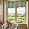 Small Valance Curtains for Windows 52Wx14L, 1 Pack