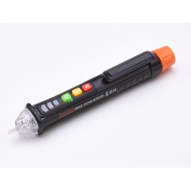 Edward Tools Non-Contact Voltage Detector Pen - 1000V AC Audible + Flashing Alarms - Flashlight - Included Batteries - Sensitivity Adjustment - CE Certified for Electricians/Home Use