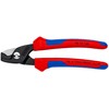 Knipex StepCut Cable Shears burnished, with multi-component grips 160 mm