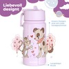 BEARFOOT Children's Stainless Steel Water Bottle with Straw - Thermos