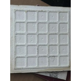 Huntington Tile Burgundy or Maroon 4 1/4” Vintage Field Tile - New Old Stock