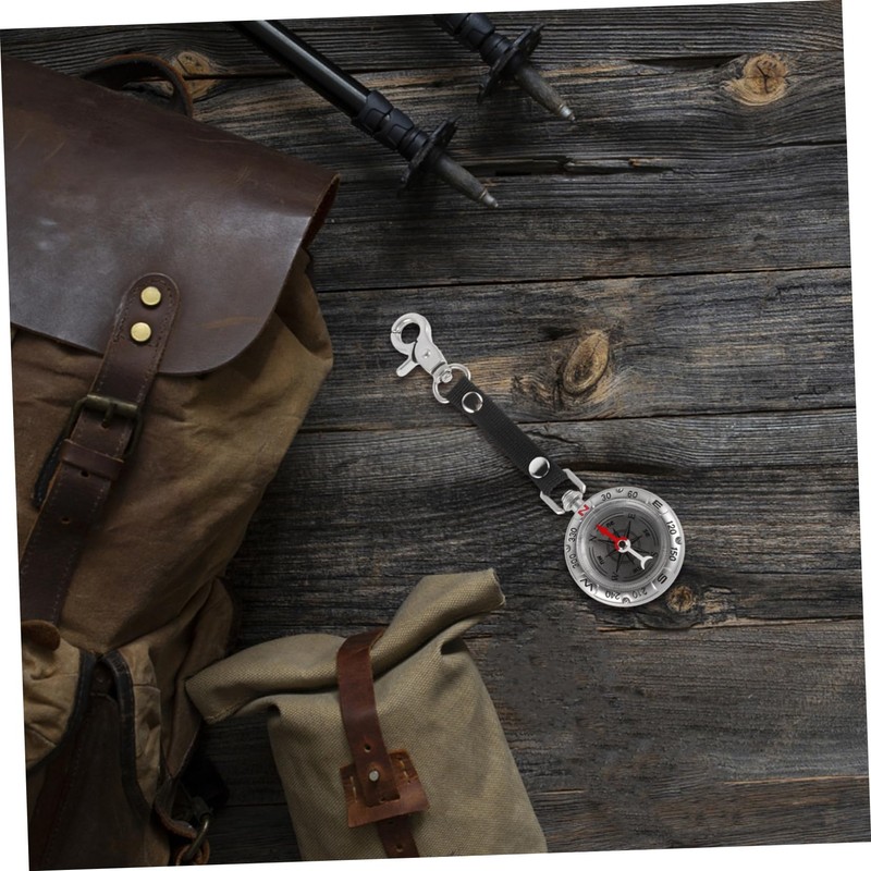WHAMVOX Climbing Tool Compass Keyring Portable Digital Compass Outdoor Accessory