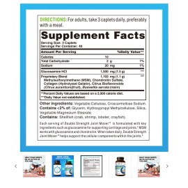 Vitamin World Joint Mover Double Strenght With Boswellia 120 coated caplets EXP.