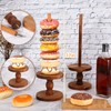Zhehao 4 Pcs Farmhouse Donut Stand Donut Holder Display Stacker
