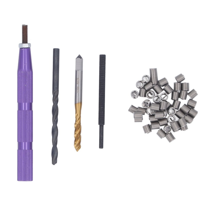 54PCS Set Metric Thread Repair Kit 304 Stainless Steel Thread