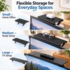 Adjustable Monitor Top Shelf for Space-Saving Storage – Foldable Screen