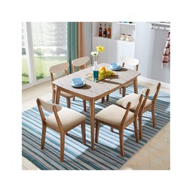 Yisun Jacquard Dining Room Chair Seat Covers, Stretch Spandex, No Backrest, Dining Room Chair, Seat Protective Cover, Removable, Washable for Office High Chairs, 4/6 Pieces