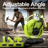 Battery Powered Fan Compatible with Ryobi 18V Battery Portable Cordless