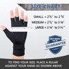 HENOTIC 2 Pairs Copper Arthritis Gloves for Women Men, Fingerless