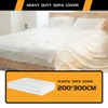 Plastic Sofa Cover 1PC Transparent Sofa Dust Cover,Sofa Cover 3
