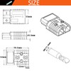 CESFONJER Battery Connector, 175A 600V Battery Quick Disconnect Connector Plug