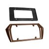 Caffeine Metallic G48 Painted Rear License Plate Frame for C8