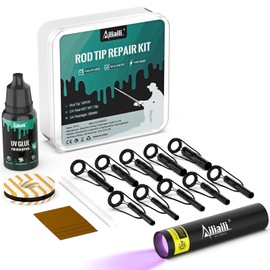 ailiaili Fishing Rod Tip Repair Kit, Easy&Fast Fishing Pole Tip Replacement