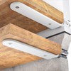 WELDUN 2 Pack Floating Shelf Brackets 15 cm, Heavy Duty