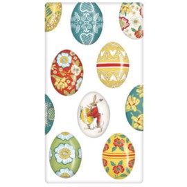 Mary Lake-Thompson BT656 Swedish Eggs Flour Sack Towel 30 Inches Square Screened Design Lower Center Only