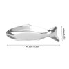 Fish Shaped Grilling Pan Uniform Heating Aluminum Alloy Fish Serving