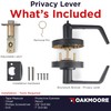 Oakmoore Commercial Door Handle - Vacant Occupied Bathroom Lock |