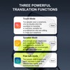 Smart Voice Translator Earbuds Support 144 Languages Online Translation Power