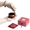7 Chakra Singing Bowl Gift Boxed Set with Wooden Striker