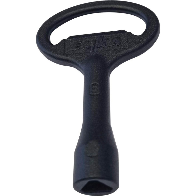 EMKA Triangular Socket Spanner 8 mm Die-Cast Zinc Black