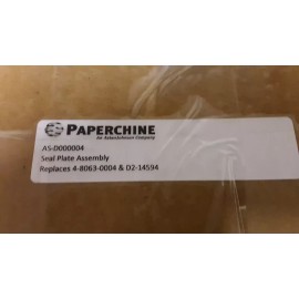 Paperchine AS-D000004 Seal Plate Assembly New