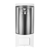 CHUANGDIAN Wall-mounted Single Bottle Manual Soap Dispenser Shampoo Box Rest