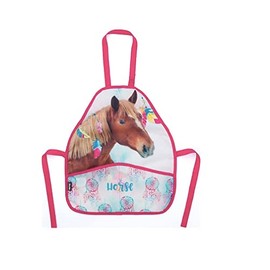 Horse Pony Horses Stallion Mare Apron Painting Apron Children's Apron Craft Apron with Sticker Kids4shop