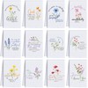 FuWeave 12 Pcs Religious Christian Kitchen Dish Towel 15.7'' x