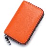 RFID Blocking Leather Credit Card Holders Womens Small Clutch Wallet