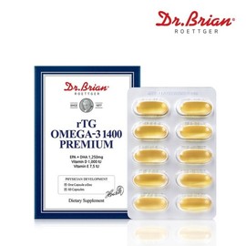 RTG Omega-3 1400 Premium 60 Capsules) X 1 Pack