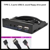 Dpofirs USB 3.2 Front Panel Hub with Floppy Drive Interface