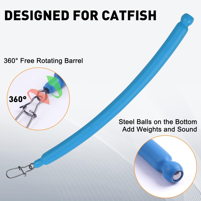 6Pcs Dragging Weights for Catfishing Trolling Drifting Dragging Sinkers Drag