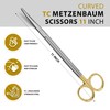 Tungsten Carbide Metzenbaum/Tanser Curved Scissors, 11 inches, Surgical/Dental Instruments