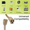 Go Green Power Inc. 6ft Heavy Duty Appliance Cord, Beige