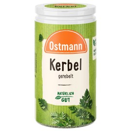 Ostmann Gewürze - Kerbel gerebelt | Kräuternote für Lammgerichten und deftige Eintöpfe | 8 g in der Streudose