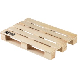 Labyrinth Palette-It Pallet Coasters 12 x 8 cm Set of 4 Wood