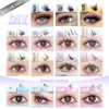 NAGARAKU 211 Pieces 3-in-1 Individual Cluster False Eyelashes - Spikes